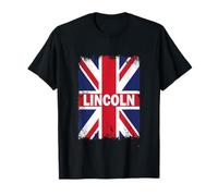 Lincoln - Ciudad de Inglaterra con Bandera del Reino Unido Camiseta