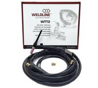 Lincoln Electric W10529-17-4V WTT2 Antorcha de Soldadura TIG, 17V, 135A, 4M