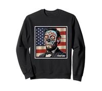 Lincoln Knew US USA Presidente Zombie Alien Horror Graphic Sudadera