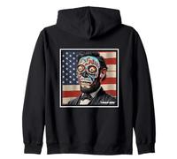 Lincoln Knew US USA Presidente Zombie Alien Horror Graphic Sudadera con Capucha