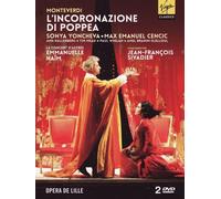L'incoronazione Di Poppea: Opera De Lille (Haim) (DVD) Sonya Yoncheva Tim Mead