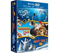 L'Incroyable histoire de Winter le dauphin 3D + Animaux & Cie en 3D + Happy Feet 2 3D [Francia] [Blu-ray]