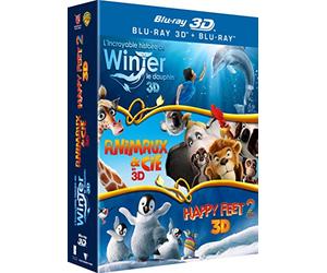 L'Incroyable histoire de Winter le dauphin 3D + Animaux & Cie en 3D + Happy Feet 2 3D [Francia] [Blu-ray]