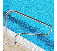 LINCYS Barandilla De Piscina De Acero Inoxidable 304, Pasamanos De Piscina De Seguro Y Antideslizante, Capacidad De Carga De 250kg, Fácil Montaje,1pack