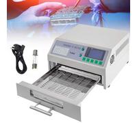 LINCYS Horno Soldadura por Infrarrojos PCB, Máquina Soldadura por Reflujo, Horno Reflujo, Estación Retrabajo Bga SMD SMT, Máquina Soldadura por Reflujo Automática Circulación Aire Caliente,T-962