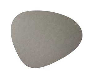 LIND DNA Alfombra de cuero Curve Cloud XXL Light grey