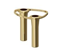LIND DNA Candelabro Lind Curve combinable chapado en oro 24K Double