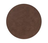 LIND DNA Mantel individual circular Nupo XL marrón oscuro