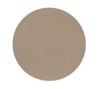 LIND DNA Mantel individual Corduroy Clay brown. circle. L