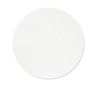 LIND DNA Mantel individual Corduroy Pure white. circle. L