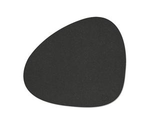 LIND DNA Mantel individual Core curvo L Flecked anthracite