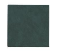 LIND DNA Mantel individual cuadrado Nupo S verde oscuro