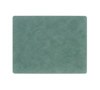 LIND DNA Mantel individual Hippo cuadrado verde pastel