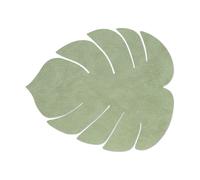 LIND DNA Mantel individual Monstera Leaf Hippo L verde oliva