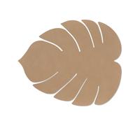 LIND DNA Mantel individual Monstera Leaf Nupo L Nougat