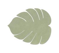 LIND DNA Mantel individual Monstera Leaf Nupo L verde oliva