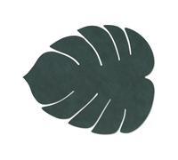 LIND DNA Mantel individual Monstera Leaf Nupo L verde oscuro
