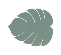 LIND DNA Mantel individual Monstera Leaf Nupo L verde pastel