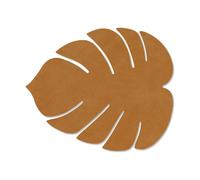 LIND DNA Mantel individual Monstera Leaf Nupo S Burned curry