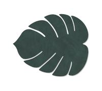 LIND DNA Mantel individual Monstera Leaf Nupo S verde oscuro