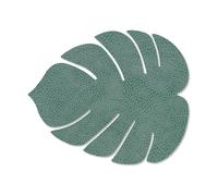 LIND DNA Mantel individual Monstera Leaf Nupo S verde pastel