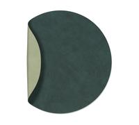 LIND DNA Mantel individual Nupo circular reversible XL 1 pieza Dark green-olive green