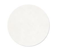 LIND DNA Mantel individual Nupo Pure white. circle. L