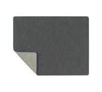 LIND DNA Mantel individual Nupo reversible square L gris antracita-gris claro