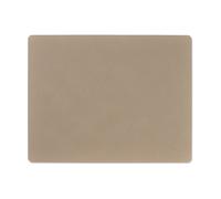 LIND DNA Mantel individual Nupo square L Clay brown