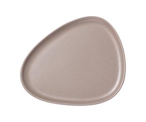 LIND DNA Plato Curve Stoneware 26x30 cm Warm Grey