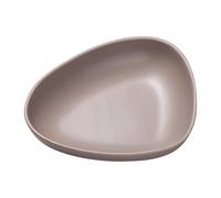 LIND DNA Plato hondo 1 Curve Stoneware 9x22 cm Warm Grey