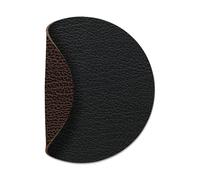 LIND DNA Posavasos circular Bull reversible 1 pieza negro-marrón