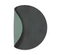 LIND DNA Posavasos circular Cloud-Nupo reversible 1 pieza gris antracita-verde pastel