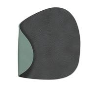 LIND DNA Posavasos curvo Cloud-Nupo reversible 1 pieza gris antracita-verde pastel