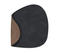 LIND DNA Posavasos curvo Nupo reversible 1 pieza negro-marrón