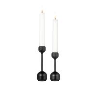LIND DNA Set de 2 candelabros Silhouette Black
