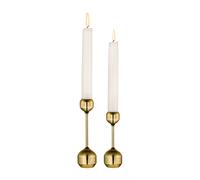 LIND DNA Set de 2 candelabros Silhouette Dorado