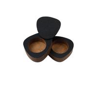 LIND DNA Set de pimentero y salero Curve Natural-negro antracita