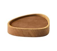 LIND DNA Set de posavasos Wood Box Nature-oak. curve. S. Nupo nature. 9 piezas