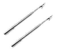 Lind Kitchen Pinzas telescópicas de cocodrilo con clip de pluma, pinza de cocodrilo de metal, clips extensibles para mecánicos, hogar, automóvil, reparación de joyas, artículos de recogida