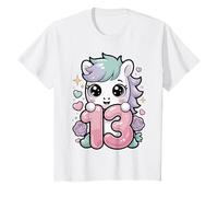 Linda 13 Caballo Cumpleaños Trece Años Niña B-Day Horses Camiseta