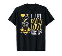 Linda Amante de Las Abejas I Just Really Love Bees Ok Camiseta