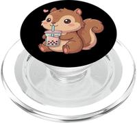 Linda Ardilla Bubble Tea Kawaii Anime Ardillas Amantes PopSockets PopGrip para MagSafe