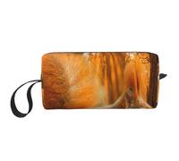 Linda Ardilla Comiendo nueces, Bolsa de Maquillaje Bolsa de cosméticos Bolsa de artículos de tocador de Viaje portátil Bolsa de Maquillaje