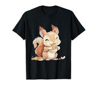 Linda ardilla comiendo ramen ardilla ramen tazón ramen fideos ramen Camiseta