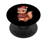 Linda Ardilla de Navidad | Vacaciones de Navidad PopSockets PopGrip Adhesivo