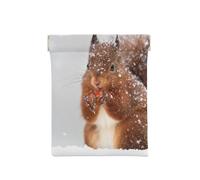 Linda Ardilla en la Nieve Impresa, Squeeze Top Wallet Bolsa de Almacenamiento para Mujer Monedero pequeño Bolsa de Cambio