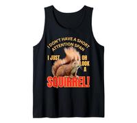 Linda Ardilla I Don't Have A Short Attention Span Funny Camiseta sin Mangas