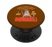 Linda Ardilla I Don't Have A Short Attention Span Funny PopSockets PopGrip Adhesivo