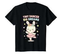 Linda bailarina de conejo, bailarina pequeña grandes sueños bailando Camiseta